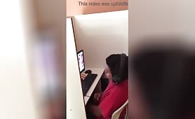 Spying:Cyber wank Teen