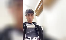 Latin boy shows his big fat cock porn